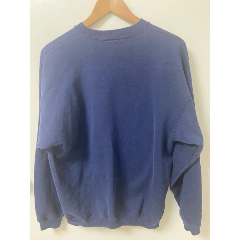 VTG Disney Mickey‎ Mouse Original Navy Blue Crewneck Sweatshirt Pullover L 90s